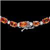 Image 1 : 27.00ct Sapphire & 1.25ct Diam Necklace, 14k Gold