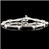 Image 2 : 0.25ctw Diamond Bracelet in 14K Gold