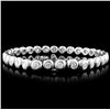 Image 1 : 2.71ctw Diamond Bracelet in 18K White Gold