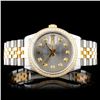 Image 2 : 36MM DateJust Watch with Diamonds in YG/SS