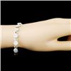 Image 3 : Diamond Bracelet 6.77ctw in 18K Gold