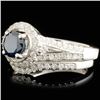 Image 1 : 1.35ct Ring with Fancy Colored Diamonds 18K Gold