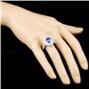 Image 3 : 2.14ct Tanzanite & 1.71ctw Diam Ring in 14K Gold