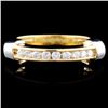 Image 1 : 14K Yellow Gold Ring with 0.25ct Diamonds