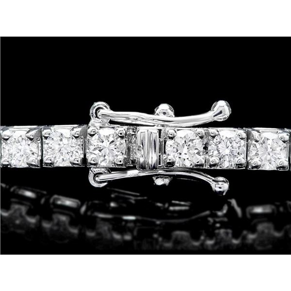 5ct Diamond Bracelet in 18k White Gold