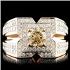 Image 2 : 18K Gold Ring with 1.62ctw Diamonds