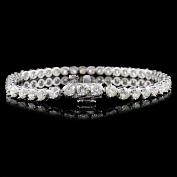 14K Gold Bracelet with 6.25ctw Diamonds