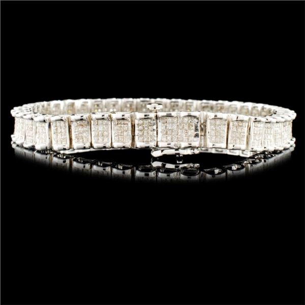 5.09ctw Diamond Bracelet in 14K Gold