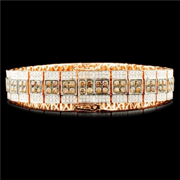 6.36ctw Diamond Bracelet in 14K Gold