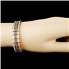 Image 3 : 6.36ctw Diamond Bracelet in 14K Gold