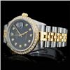 Image 1 : 36MM Rolex DateJust Watch with YG/SS & Diamond