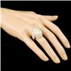 Image 3 : 10.70ct Opal & 0.96ctw Diamond Ring in 14K Gold