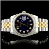 Image 2 : 36MM Rolex DateJust 116233 Diamond Watch 18K YG/SS