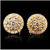 Image 2 : 0.78ctw Diamond Earrings in 14K Gold