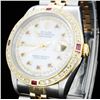 Image 1 : 36MM Rolex DateJust Watch with YG/SS & Diamond