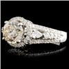 Image 2 : 18K Gold 2.13ctw Diamond Ring