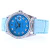 Image 3 : Rolex DateJust Diamond Blue Dial 36MM Wristwatch