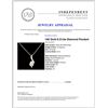 Image 4 : 14K Gold 0.31ctw Diamond Pendant