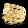 Image 2 : 14K Gold 0.78ctw Diamond Ring