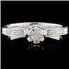 Image 1 : 14K Gold 0.35ctw Diamond Ring