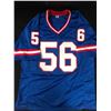 Image 3 : LAWRENCE TAYLOR SIGNED NEW YORK GIANTS FOOTBALL JERSEY (BECKETT COA)