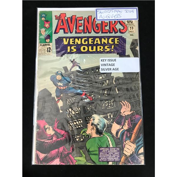 MARVEL COMICS NO.20 THE AVENGERS (VINTAGE SILVER AGE)