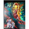 Image 1 : DIMITRY TURCHINSKY SIGNED MICHAEL JORDAN DUNKS ORIGINAL PAINTING 24 X 30