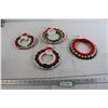 Image 1 : (4) Christmas Crochet Wreaths