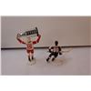 Image 5 : (4) Plastic Hockey Player Figures