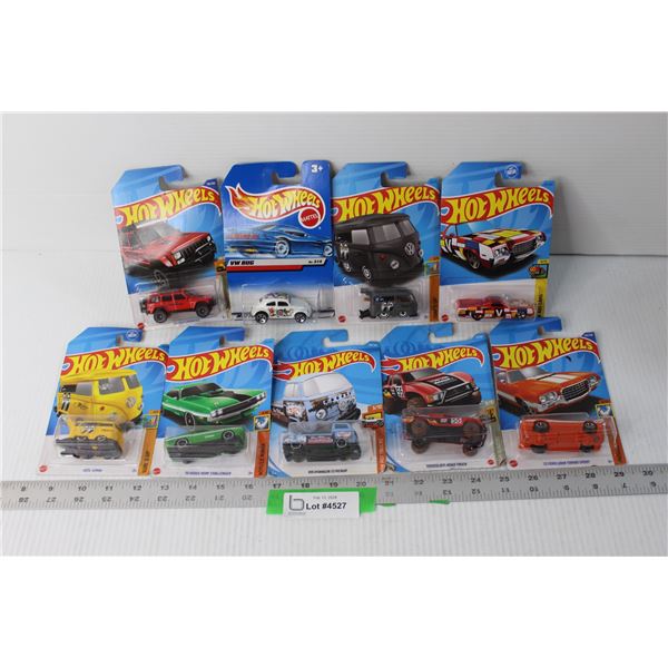 (9) Hot Wheels Toy Cars (NIB)