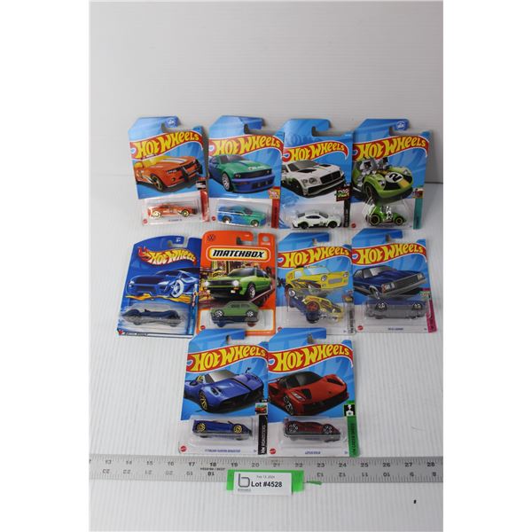 (10) Hot Wheels Toy Cars (NIB)