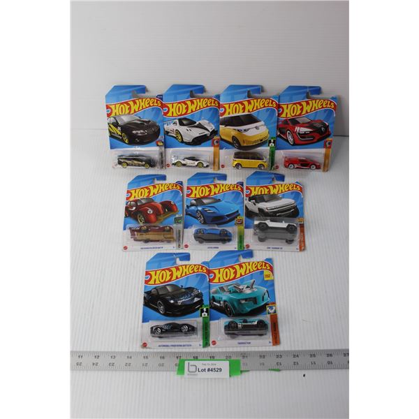 (9) Hot Wheels Toy Cars (NIB)
