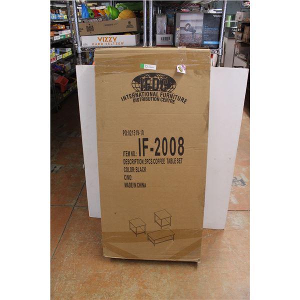 * 3 Piece Coffee Table - New