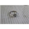 Image 3 : Silver Women's Round White Zircon Ring Set - (3) Rings, Size 8