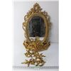 Image 1 : Wall Mirror, Shelf and Candle Holders