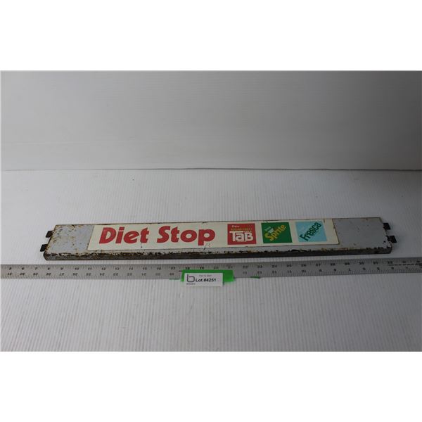 Pop Machine Rack Plate - Tab, Sprite, Fresca