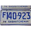 Image 4 : (6) Saskatchewan License Plates 1976, 1972