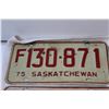 Image 2 : (4) Saskatchewan License Plates 1975