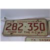 Image 2 : (3) Saskatchewan License Plates RCMP Edition 1973