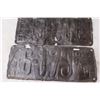 Image 3 : (2) Sandblasted Saskatchewan License Plates 1923 & 1927