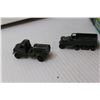 Image 4 : (5) Metal Die Cast Cars: Car Transporter, Army, Coupe, Convertible