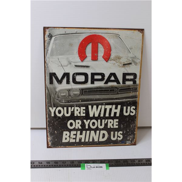 Mopar Tin Sign - 16 x12 