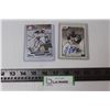 Image 1 : 2014 Upper Deck Josh Harding Signed Hockey Card, 2007 Upper Deck Jean- Sebastien Giguere Signed Hock