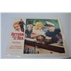 Image 3 : (2) Vintage Movie Lobby Cards - 1954 - "The Iron Glove", "Return From the Sea" - 11" x 14"