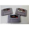 Image 5 : (3) Super Nintendo Games - Justice League, Mortal Kombat II, Mortal Kombat III