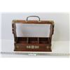 Image 1 : Vintage Wood & Metal Carrying Case/Organizer