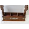Image 2 : Vintage Wood & Metal Carrying Case/Organizer