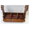 Image 3 : Vintage Wood & Metal Carrying Case/Organizer