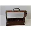 Image 6 : Vintage Wood & Metal Carrying Case/Organizer