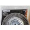 Image 2 : PowerWeld 6" Coarse Wire Wheel Brush - Sealed
